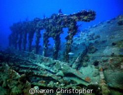 The "Wreck of the Rhone" in the BVI's.  by Karen Christopher 